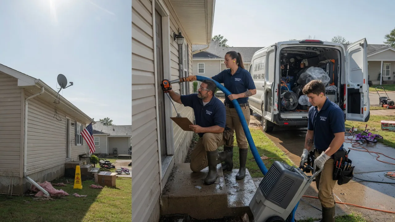 Ceiling Water Damage Restoration in Cedar Rapids, IA near me